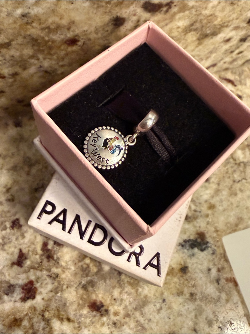 Pandora Key West Florida Exclusive Rooster Chicken Dangle Charm